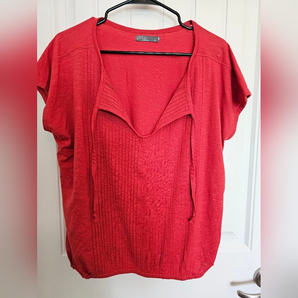 Prana top coral color